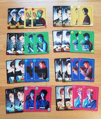 Exo The Power Of Music Sm Town Sum Artium Matching Card Game Photocards 4pcs Set Ebay