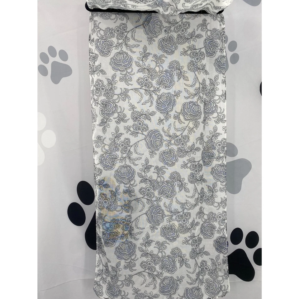 Echo 23 NWT Valencia Bi Color Floral Wrap Quick Dry Wrinkle Resist White OS New - Image 3 of 4