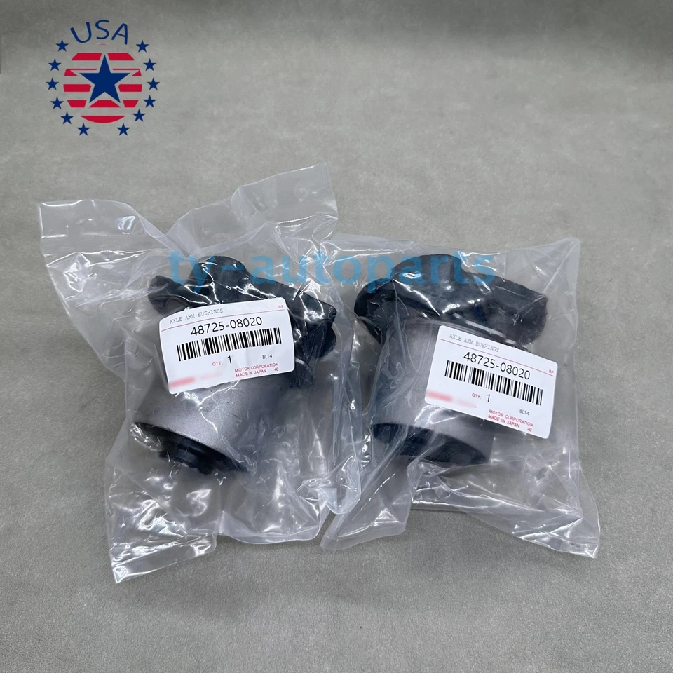 New! 2PCS REAR LEFT & RIGHT AXLE ARM BUSHINGS FOR TOYOTA SIENNA 04-20 TWO SIDE Foto 4 de 4