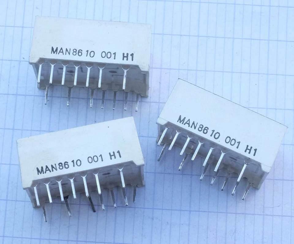 MAN8610 afficheur LED 7 segments. - Photo 3/4