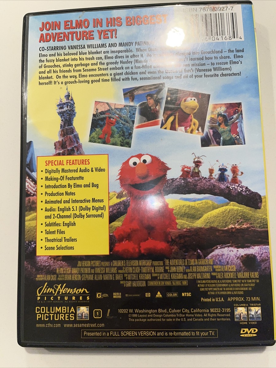 The Adventures of Elmo in Grouchland DVD 43396041684| eBay
