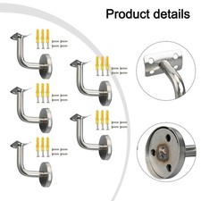 Support de main courante en acier inoxydable support mural pour installation esc