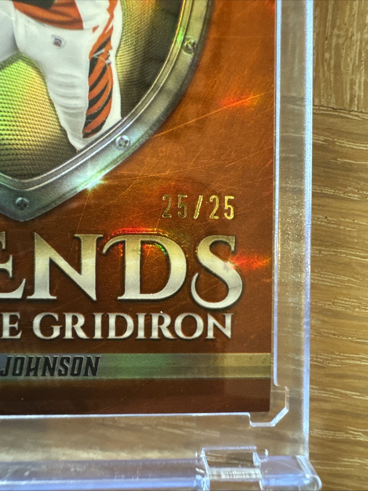 2025 Topps Chrome - Legends of the Gridiron Chad Johnson #LOG-28 Orange...