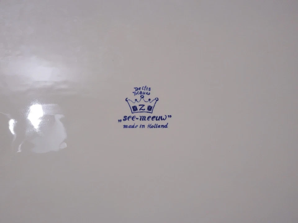 Bandeja De Cerámica Diseño See-Meuw - Vintage - 39 X 24 Cm - Hecho En Holanda - Image 4 of 4