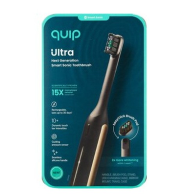 #ad #ad quip Ultra Next Generation Smart Sonic Rechargeable Electric Toothbrush Black $42.47