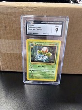 CGC 9 Ivysaur 30/102 Base Set Unlimited Pokémon Card