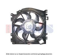 AKS Dasis LüFter, MotorküHlung 188045N Passend FüR Nissan Renault