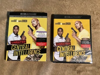 Central Intelligence 4k Ultra HD Blu-ray Slipcover Brand New Sealed