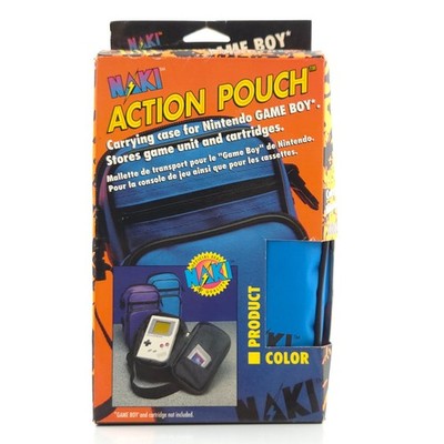 Nintendo Game Boy Zubehör: NAKI Action Pouch Carrying Case - neuwertig (OVP)