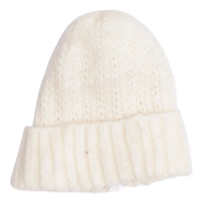 Beanie-Mütze, Größe: ONE SIZE, KOH5188ITC, Acryl, Weiß, Unisex (Erwachsene) #VMe
