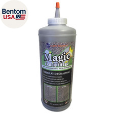 Magic Crack Filler 2.5LB Asphalt Black, for Filling in Cracks on Asphalt Drivewa