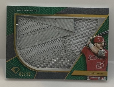 2024 Diamond Icons Preeminent Pieces Mike Trout Game Used Shoe Cleat Relic #5/10
