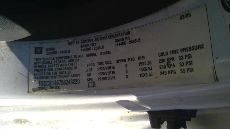 Alternador compatible con 04-06 CANYON 1173319 Foto 2 de 4