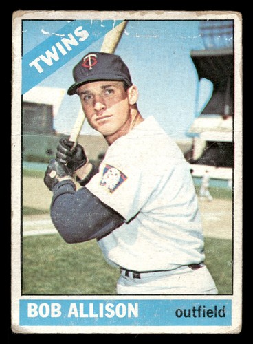 Bob Allison #345 1966 Topps card
