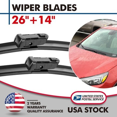 26'' 14'' Premium Front Windshield Wiper Blade All Season For Chevrolet Trax 13-22