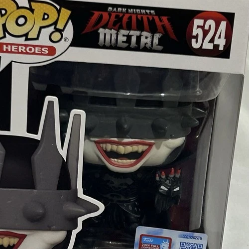 Gift Ideas Funko Pop! DC The Batman Who Laughs #524 NYCC 2024 Convention Sticker