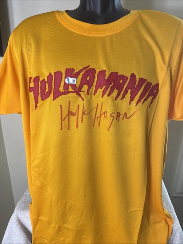 Hulk Hogan signed Autogramm Wrestling Shirt Beckett Authenticated