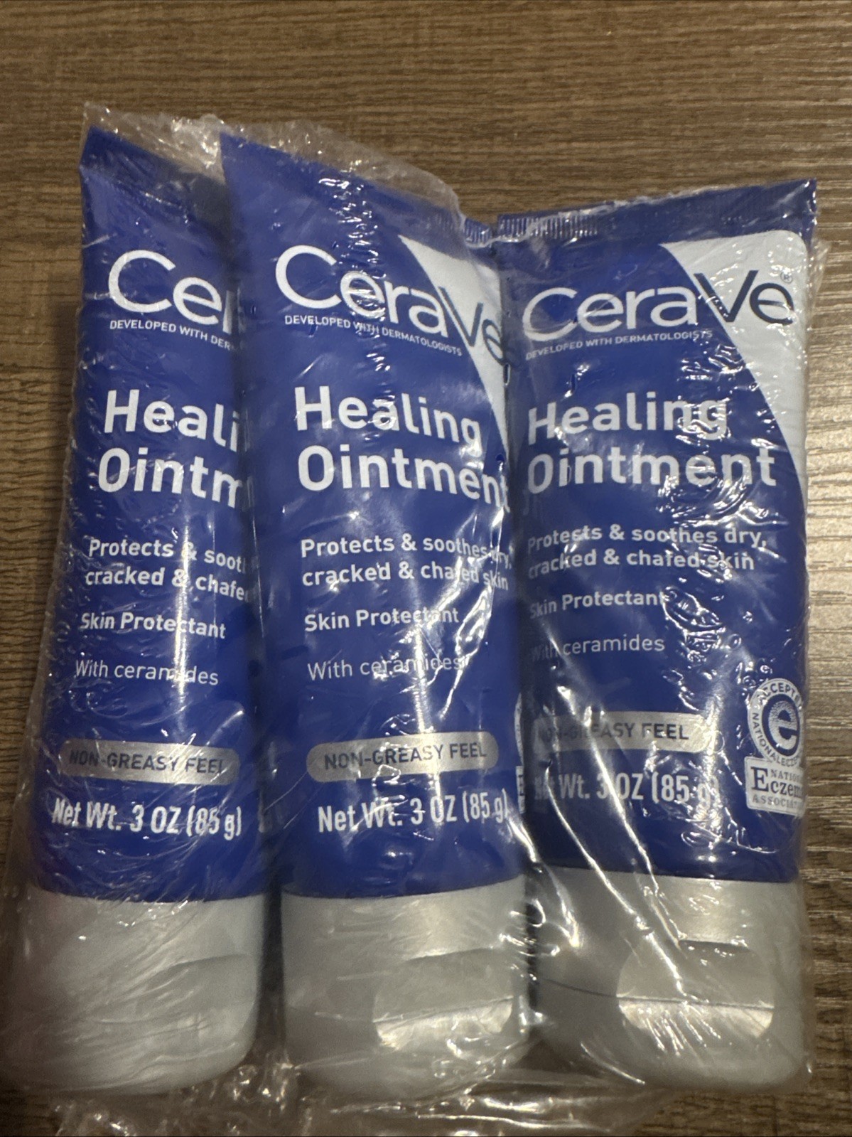 CeraVe Healing Ointment Skin Protectant 3-Pack Non-Greasy Ceramides