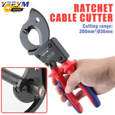 Ratchet Wire Cutters | Cable Cutter for Copper/Aluminum Cables up to 240mm²