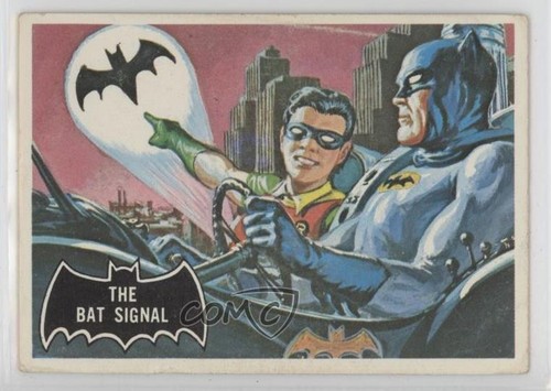 1966 OPC Batman Black Bat #3 The Bat Signal — Raw