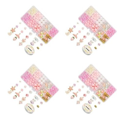  4 Sets Armband-Set Zur Herstellung Von Perlen Perlenherstellungsset