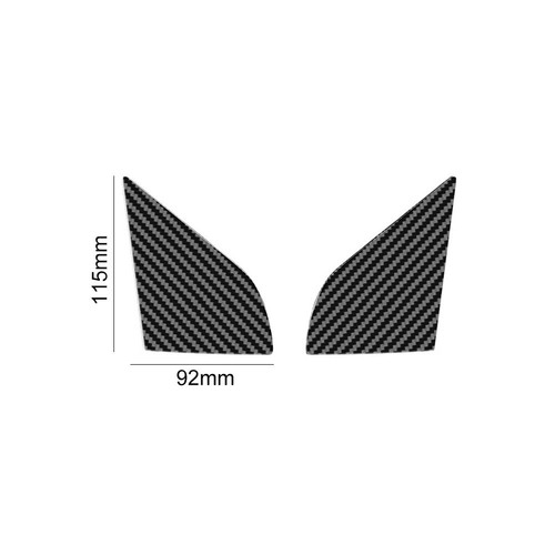 2X Carbon Fiber Interior Front A-Pillar Cover Trim For Mazda CX-9 2010-2015 - Picture 5 of 13