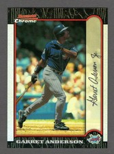 GARRET ANDERSON 1999 Bowman Chrome REFRACTOR Parallel Card #224 Angels Ref 99