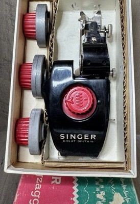 Singer Sewing Machine Attachments, Manual 161615 & Zigzag 161157