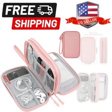 Electronics Accessories Organizer Pouch Bag, Electronic Organizer Travel Case...