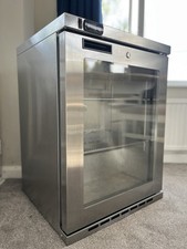 Osborne 160E Commercial Display Fridge Bottle Cooler Glass Door Stainless