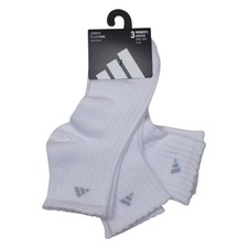 Adidas Womens Superlite ClimaCool Quarter Socks 3pk Lightweight Moisture-Wicking