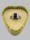 Brighton Vintage Rare Sterling Silver Cabochon Split Shank Ring Size 6 Beautiful