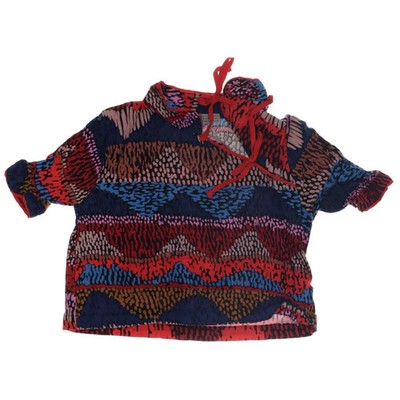 Jolly Jilla, Top, Größe: 92, Blau/Rot/Mehrfarbig, Print, Mädchen #ZBB