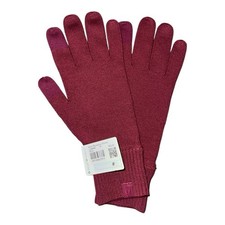 Lululemon Warm Revelation Gloves NWT Size XL Wool Blend Cranberry Deep Luxe