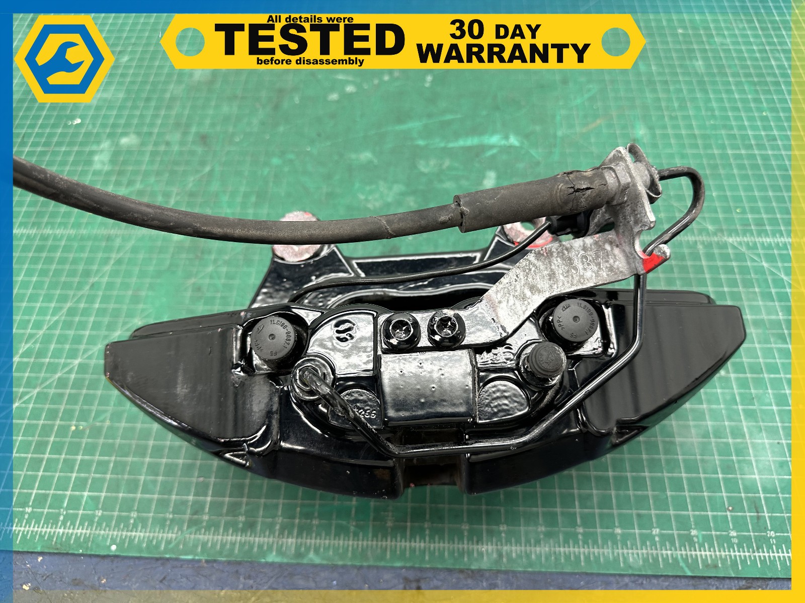 06-12 BENTLEY Flying Spur FRONT RIGHT PASSENGER SIDE BRAKE CALIPER OEM