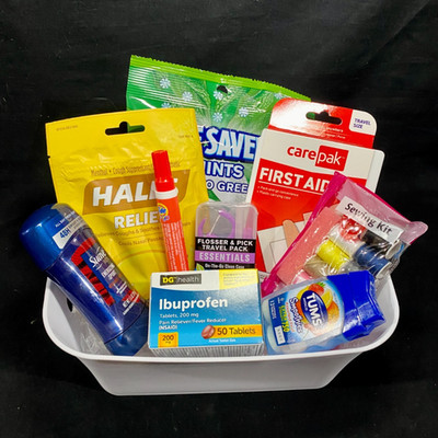 Wedding Guest Men's Bathroom Basket, Bathroom Essentials Men Male Toiletries Kit