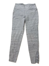 Gap Fit Leggings Compression Fit Gray Cotton Athletic Workout Women's size M