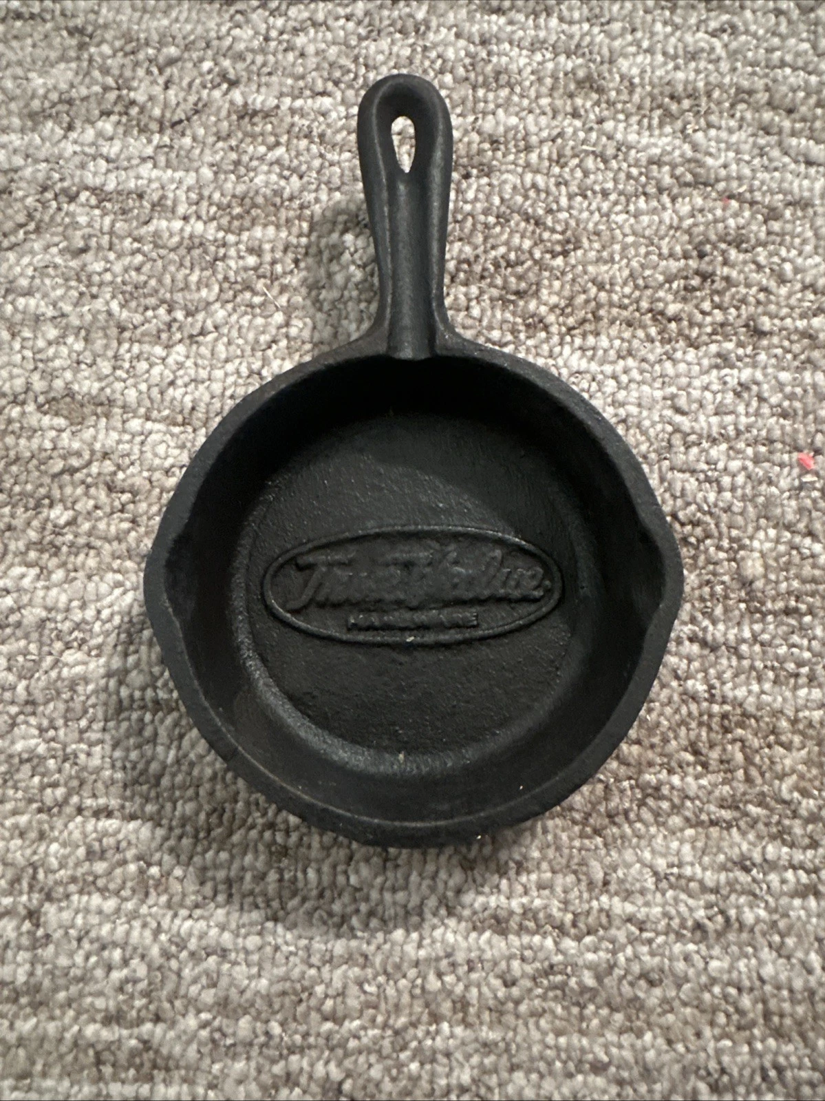 Cast Iron Mini Skillet Pan with Handle With True Value Logo