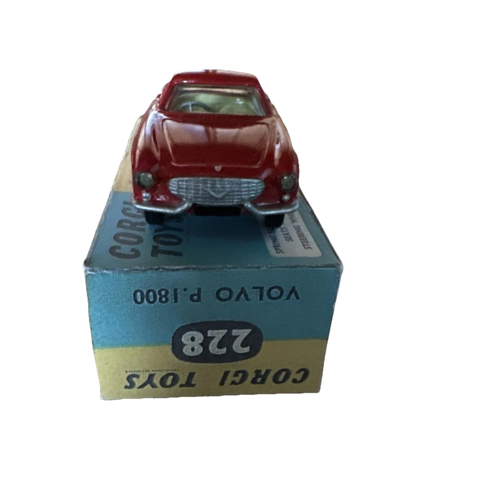 CORGI 228 VOLVO P.1800, featuring a striking high gloss red finish. - Image 2 of 4