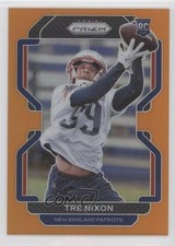 2021 Panini Prizm Rookie Orange Prizm 18/249 Tre Nixon #428 0c6
