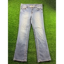 Michael Kors Womens Bootcut Jeans Blue Stretch Denim Sz 12 Mid Rise Casual Style