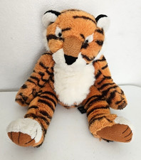Russ Berrie Tickles Tiger Plush Stuffed Animal Toy Item 1265 Orange Black White