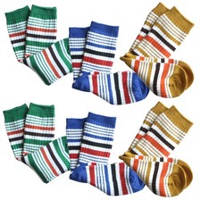 Lot of Baby, Toddler, Kids Striped Knee Socks - 744 Pair, bulk, wholesale, boys