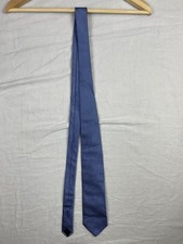 Brooks Brothers 346 Necktie Mens Blue Pure Silk Made In USA Check