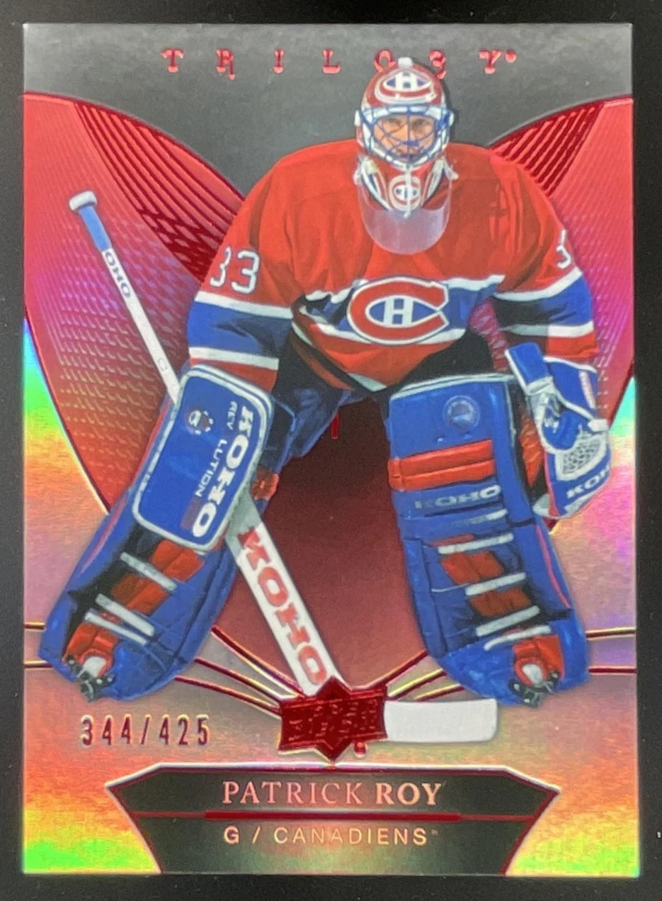 2018-19 Upper Deck Trilogy Red Foil #50 Patrick Roy /425