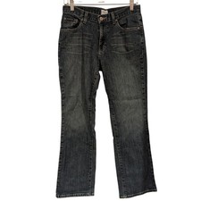 Calvin Klein Bootcut Jeans 6 Blue Faded Wash Vintage Y2K Stretch Denim WB94A13