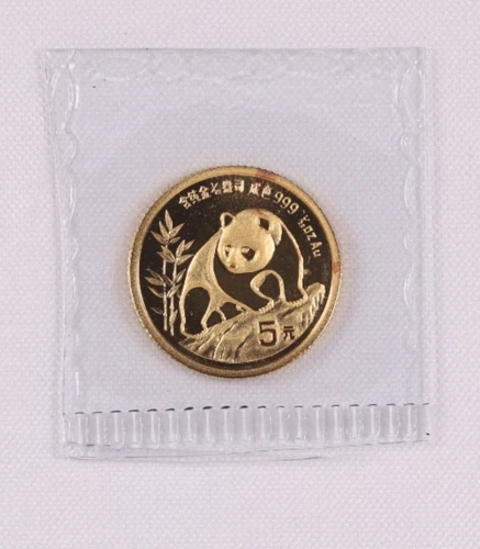 1990 Chinese Gold Panda 1/20 oz — photo from the most recent tracked eBay sale