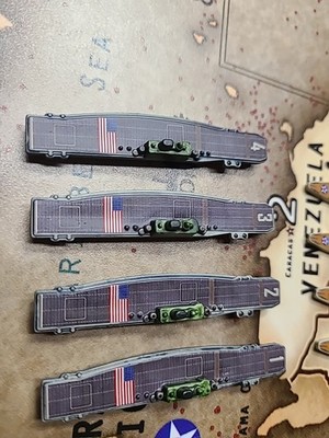 Axis and Allies Painted Pieces -  ONE Aircraft Carrier United States