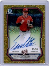 2026 Bowman Eli Willits Chrome Prospects Autograph Gold Shimmer Refractor #/50