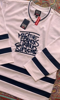Supreme Marithé Francois Girbaud hockey jersey foot ballsport game